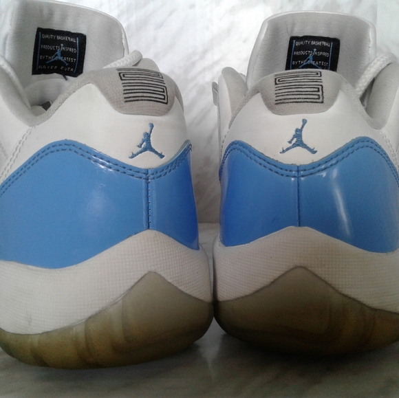 Air Jordan 11 Retro Low XI White University Blue - Picture 8 of 9